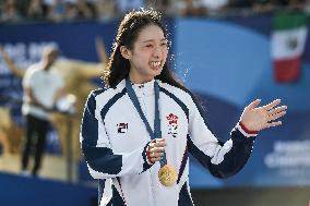 Paris 2024 - Fans welcome medalists at the Parc des Champions in Paris FA