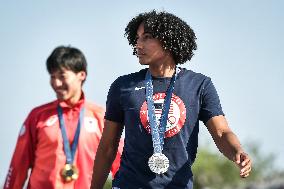 Paris 2024 - Fans welcome medalists at the Parc des Champions in Paris FA