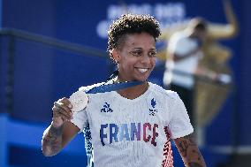 Paris 2024 - Fans welcome medalists at the Parc des Champions in Paris FA