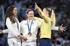 Paris 2024 - Fencing - Manon Apithy-Brunet Wins Gold