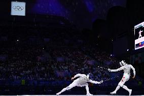 (PARIS2024) FRANCE-PARIS-OLY-FENCING