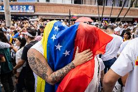 Venezuelans in Colombia during Presidential Elections