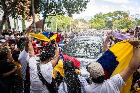 Venezuelans in Colombia during Presidential Elections