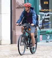 Hugh Dancy Bike Ride - NYC