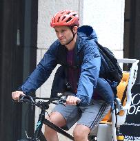 Hugh Dancy Bike Ride - NYC