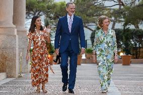 Royals Host Dinner For Authorities - Palma De Mallorca