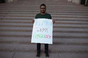 Rally In Solidarity With Bangladeshi Students - Reno