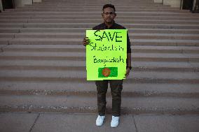 Rally In Solidarity With Bangladeshi Students - Reno