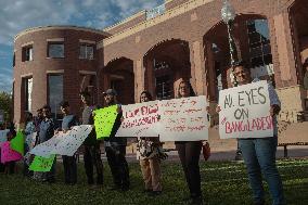 Rally In Solidarity With Bangladeshi Students - Reno