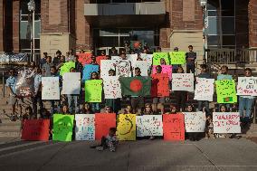 Rally In Solidarity With Bangladeshi Students - Reno