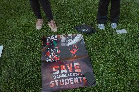 Rally In Solidarity With Bangladeshi Students - Reno