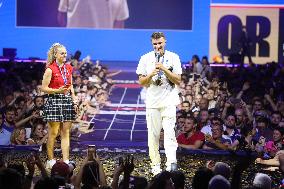 Paris 2024 - Nicolas Gestin celebrating his gold medal at Club France