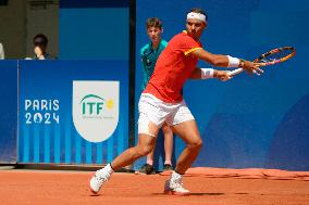 Paris 2024 - Novak Djokovic Ends Rafael Nadal's Singles Run