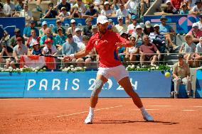 Paris 2024 - Novak Djokovic Ends Rafael Nadal's Singles Run