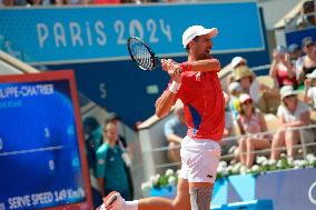 Paris 2024 - Novak Djokovic Ends Rafael Nadal's Singles Run