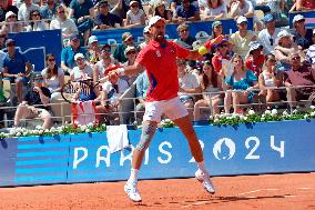 Paris 2024 - Novak Djokovic Ends Rafael Nadal's Singles Run