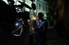 U.S. President Joe Biden arrives at White House from his trip to Texas