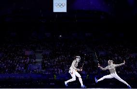 Paris 2024 - France Win Gold And Silver In Women's Sabre