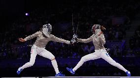 Paris 2024 - France Win Gold And Silver In Women's Sabre