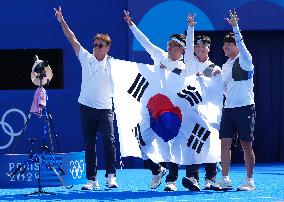 Paris 2024 - Archery - South Korea Win Gold