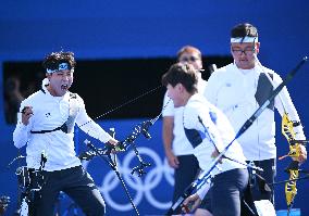 Paris 2024 - Archery - South Korea Win Gold