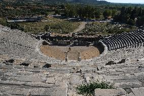 Ancient Greek Cities Located On The Aegean Sea Coast Of Turkiye