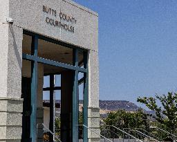 Table Mountain Appears In The Background Of The Butte County Courthouse, In Oroville, Calif., On Sunday, June 28, 2024.