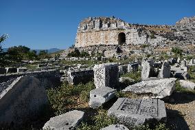 Ancient Greek Cities Located On The Aegean Sea Coast Of Turkiye