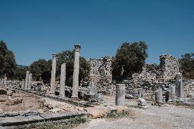 Ancient Greek Cities Located On The Aegean Sea Coast Of Turkiye