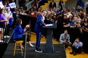 PA Gov. Shapiro and MI Gov. Whitmer headline Harris? presidential campaing event in Pennsylvania