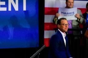 PA Gov. Shapiro and MI Gov. Whitmer headline Harris? presidential campaing event in Pennsylvania