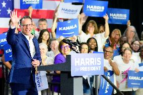 PA Gov. Shapiro and MI Gov. Whitmer headline Harris? presidential campaing event in Pennsylvania