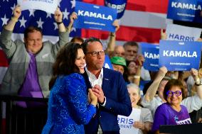 PA Gov. Shapiro and MI Gov. Whitmer headline Harris? presidential campaing event in Pennsylvania