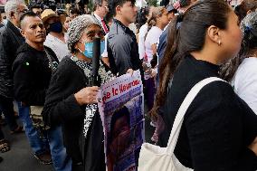 Mothers, Fathers And Relatives Of The 43 Missing Students From Ayotzinapa Meet Privately With Claudia Sheinbaum, Mexico's Virtua