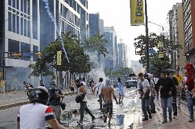 Anti-gov't protest in Venezuela