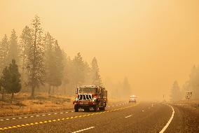 Fires Rage Across US West