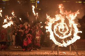 CHINA-GUIZHOU-WEINING-YI ETHNIC GROUP-TORCH FESTIVAL (CN)