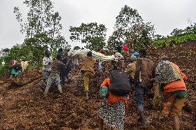 (SpotNews)ETHIOPIA-GEZE GOFA-LANDSLIDE VICTIMS