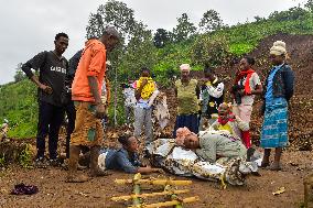 (SpotNews)ETHIOPIA-GEZE GOFA-LANDSLIDE VICTIMS