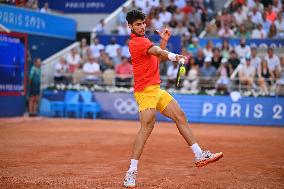 Paris 2024 - Carlos Alcaraz Secound Round