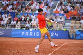 Paris 2024 - Carlos Alcaraz Secound Round