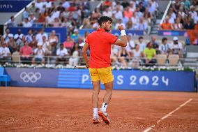 Paris 2024 - Carlos Alcaraz Secound Round