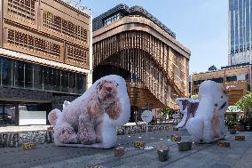 Dog Art Installation