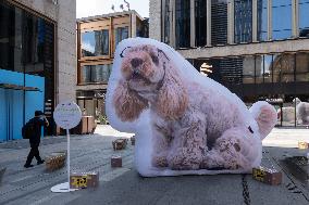 Dog Art Installation