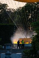 Paris 2024 - Olympic Cauldron Draws Crowds