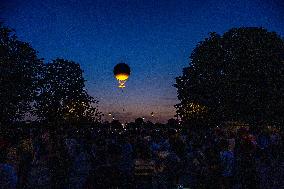 Paris 2024 - Olympic Cauldron Draws Crowds