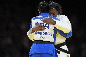 Paris 2024 - Judo - Clarisse Agbegnenou v Ketleyn Quadros