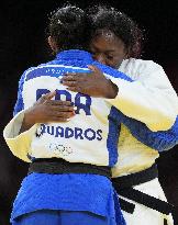 Paris 2024 - Judo - Clarisse Agbegnenou v Ketleyn Quadros