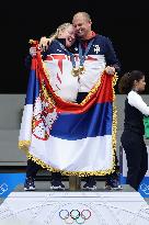 Paris 2024 - Serbia Wins Gold In Shooting Mixed Team Air Pistol