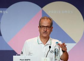 (PARIS2024)FRANCE-PARIS-OLY-TRIATHLON-POSTPONEMENT-PRESS CONFERENCE